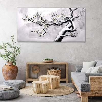 Obraz Canvas zima śnieg drzewo gałęzie