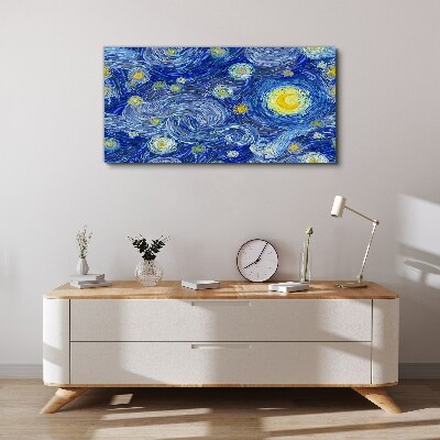 Obraz Canvas Abstrakcja Noc Gwiazdy Niebo