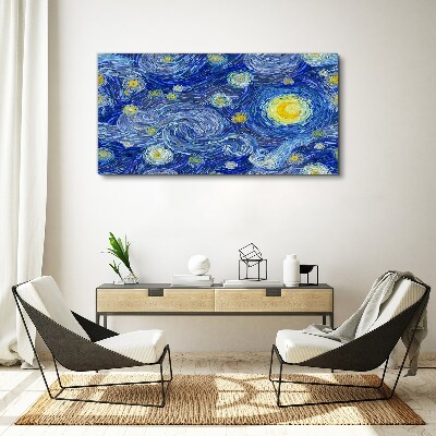 Obraz Canvas Abstrakcja Noc Gwiazdy Niebo