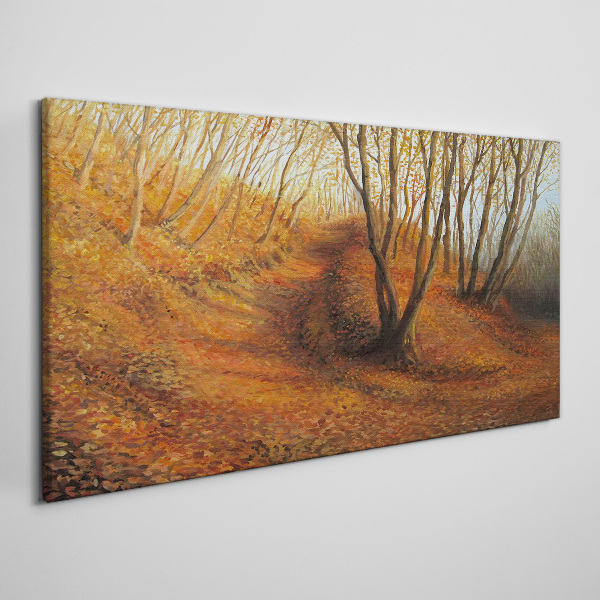 Obraz Canvas Złota jesień w lesie