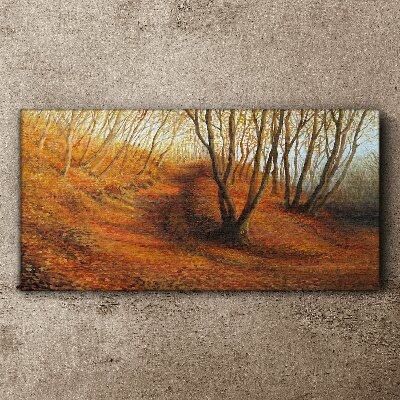 Obraz Canvas Złota jesień w lesie