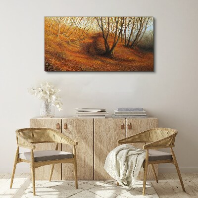 Obraz Canvas Złota jesień w lesie