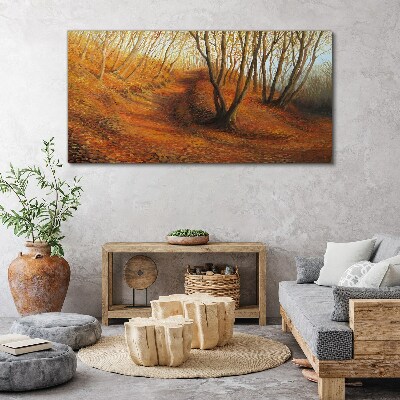 Obraz Canvas Złota jesień w lesie