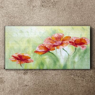 Obraz Canvas Kwiaty w pastelowych odcieniach
