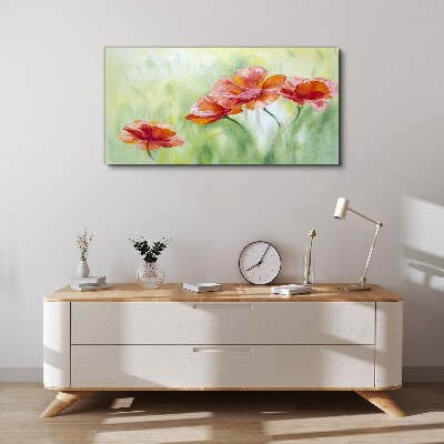 Obraz Canvas Kwiaty w pastelowych odcieniach