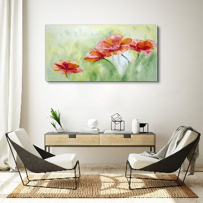Obraz Canvas Kwiaty w pastelowych odcieniach