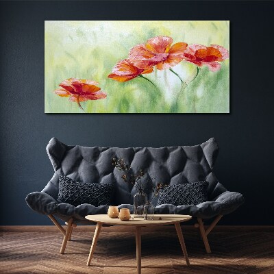 Obraz Canvas Kwiaty w pastelowych odcieniach