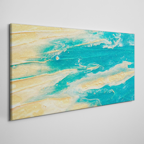Obraz Canvas Oceaniczne fale na piasku