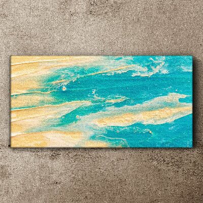 Obraz Canvas Oceaniczne fale na piasku