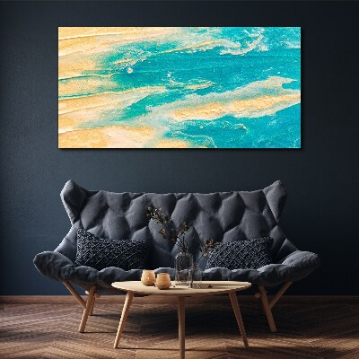 Obraz Canvas Oceaniczne fale na piasku