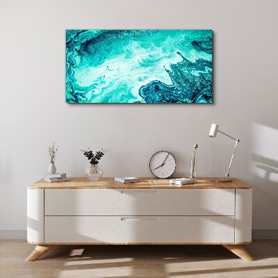Obraz Canvas Niebieskie fale w morskiej toni