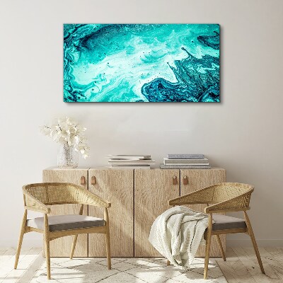 Obraz Canvas Niebieskie fale w morskiej toni