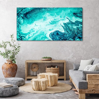 Obraz Canvas Niebieskie fale w morskiej toni