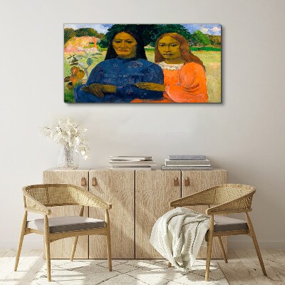 Obraz na Płótnie Dwie kobiety Paul Gauguin