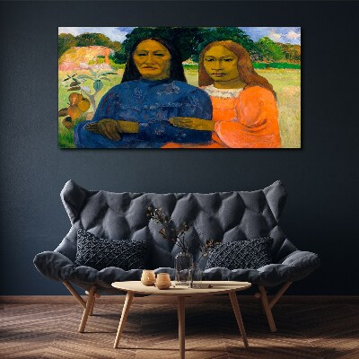 Obraz na Płótnie Dwie kobiety Paul Gauguin