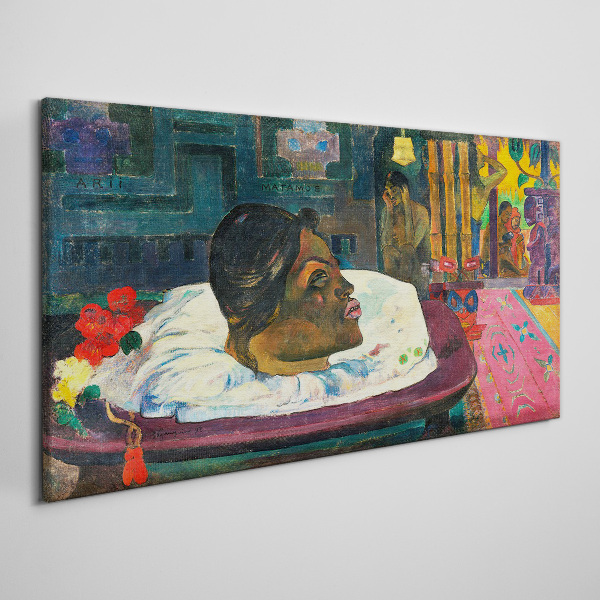 Obraz Canvas Portret w pastelowych kolorach