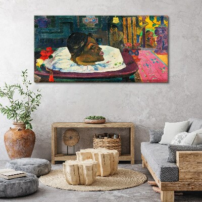 Obraz Canvas abstrakcja tubylcy Gauguin