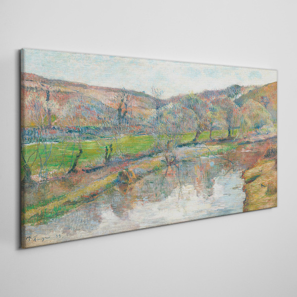 Obraz Canvas Spokojny pejzaż nad rzeką
