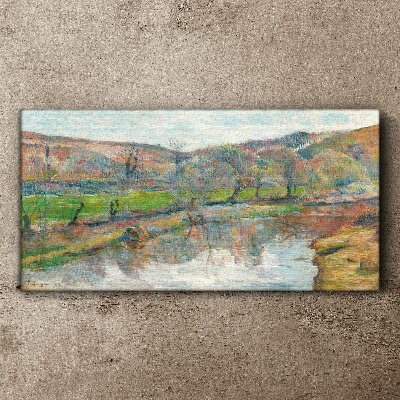 Obraz Canvas Spokojny pejzaż nad rzeką
