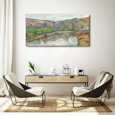 Obraz Canvas Spokojny pejzaż nad rzeką