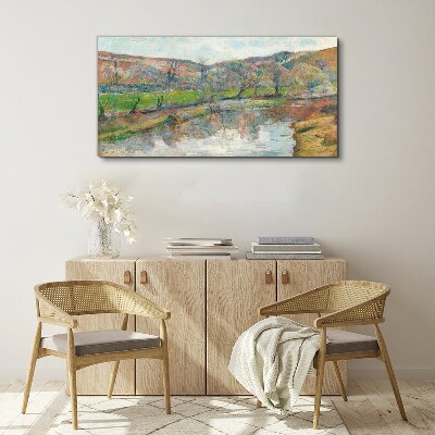 Obraz Canvas Spokojny pejzaż nad rzeką