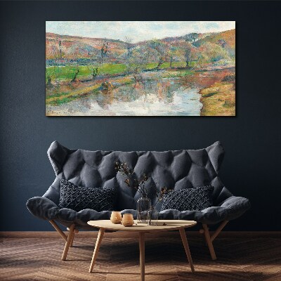Obraz Canvas Spokojny pejzaż nad rzeką