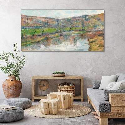 Obraz Canvas Spokojny pejzaż nad rzeką