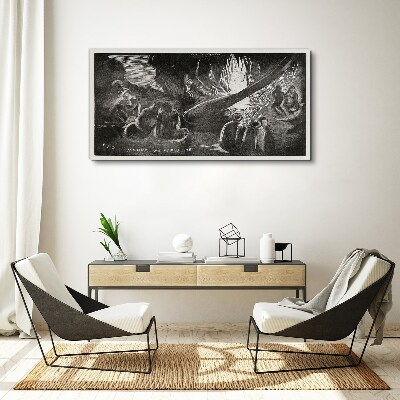 Obraz Canvas Zagubieni w mroku