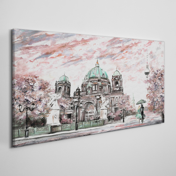 Obraz Canvas Berlińska architektura w wiosennych kolorach