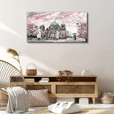 Obraz Canvas Berlińska architektura w wiosennych kolorach