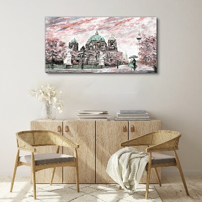 Obraz Canvas Berlińska architektura w wiosennych kolorach