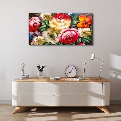 Obraz Canvas Kwiatowy festiwal kolorów