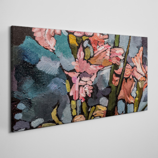 Obraz Canvas Kwiatowy pejzaż w odcieniach różu