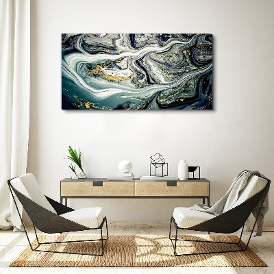 Obraz Canvas Złote żyłki w morskiej toni