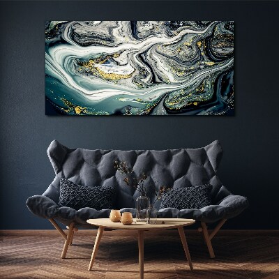 Obraz Canvas Złote żyłki w morskiej toni