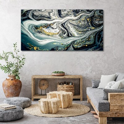 Obraz Canvas Złote żyłki w morskiej toni