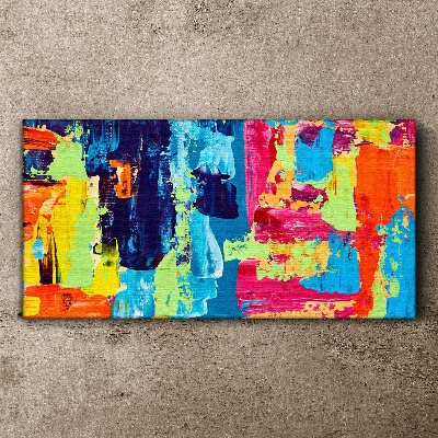 Obraz Canvas Kolorowa abstrakcja na szkle