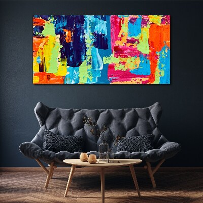 Obraz Canvas Kolorowa abstrakcja na szkle