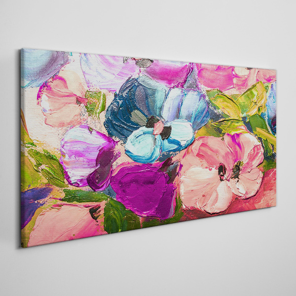 Obraz Canvas Kwiatowy zgiełk kolorów