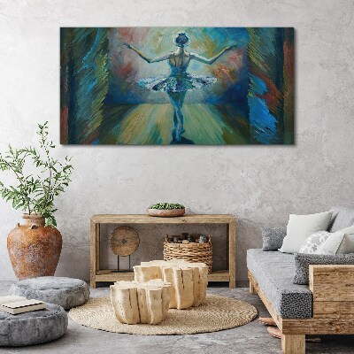 Obraz Canvas Tancerka w baletowym tańcu