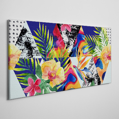 Obraz Canvas Tropikalna mozaika kolorów