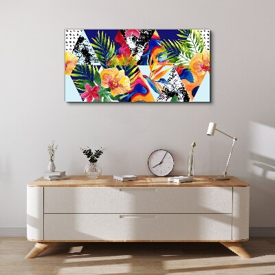 Obraz Canvas Tropikalna mozaika kolorów