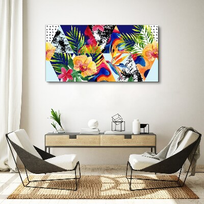 Obraz Canvas Tropikalna mozaika kolorów