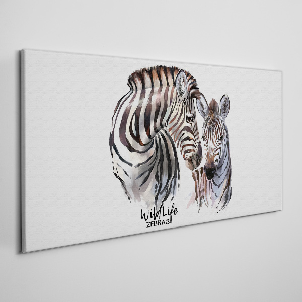 Obraz na Płótnie Zebra w dzikiej naturze