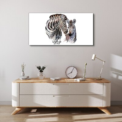 Obraz na Płótnie Zebra w dzikiej naturze
