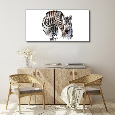Obraz na Płótnie Zebra w dzikiej naturze