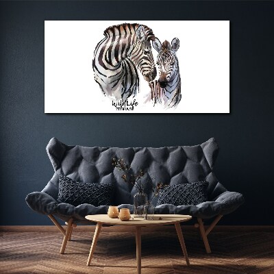 Obraz na Płótnie Zebra w dzikiej naturze