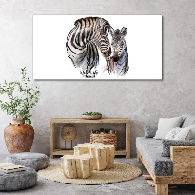 Obraz na Płótnie Zebra w dzikiej naturze
