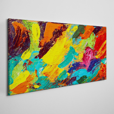 Obraz Canvas Żywe kolory w abstrakcyjnym tańcu