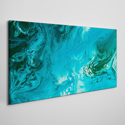 Obraz Canvas Oceaniczne fale w błękicie